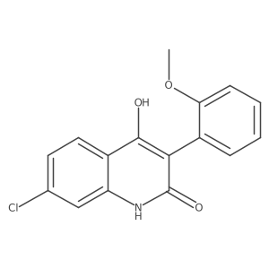 7-chloro-4-hydroxy-3-(2-methoxyphenyl)-2(1H)-quinolone Structure