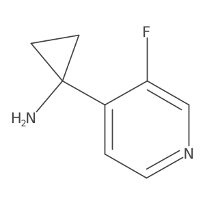 1-(3-Fluoropyridin-4-yl)cyclopropan-1-amine Structure