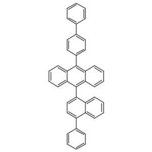 9-[1,1'-Biphenyl]-4-yl-10-(4-phenyl-1-naphthalenyl)anthracene Structure