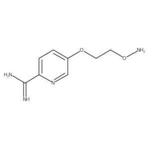 5-[2-(Aminooxy)ethoxy]-2-pyridinecarboximidamide Structure