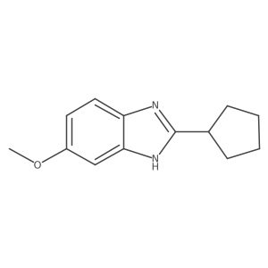 2-cyclopentyl-6-methoxy-1H-1,3-benzodiazole Structure