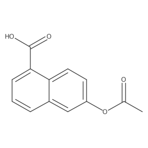 6-Acetoxy-1-naphthoic acid Structure