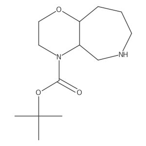 (4AR,9aR)-tert-butyl octahydro-[1,4]oxazino[3,2-c]azepine-4(4aH)-carboxylate结构式