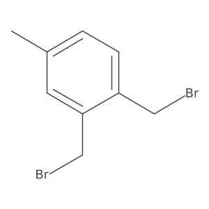 1,2-Bis(bromomethyl)-4-methylbenzene Structure