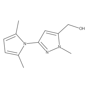(3-(2,5-dimethyl-1H-pyrrol-1-yl)-1-methyl-1H-pyrazol-5-yl)methanol结构式