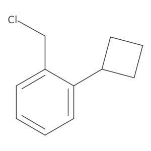 1-(Chloromethyl)-2-cyclobutylbenzene Structure