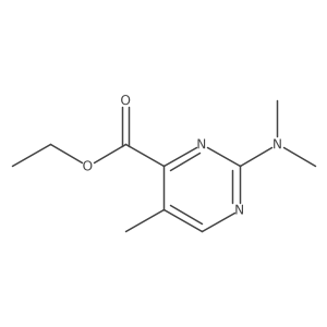 Ethyl 2-(dimethylamino)-5-methylpyrimidine-4-carboxylate Structure