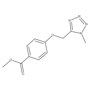 methyl 4-[(1-methyl-1H-1,2,3,4-tetrazol-5-yl)methoxy]benzoate Structure