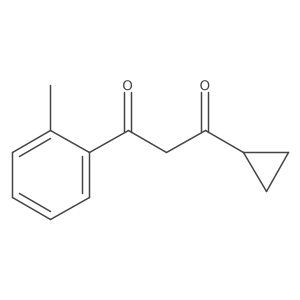 1-Cyclopropyl-3-(o-tolyl)propane-1,3-dione结构式
