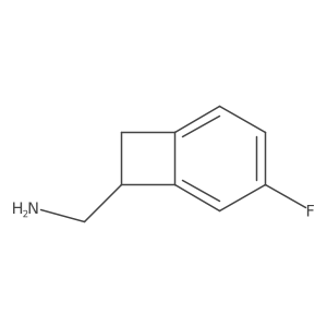 (4-Fluorobicyclo[4.2.0]octa-1,3,5-trien-7-YL)methanamine Structure
