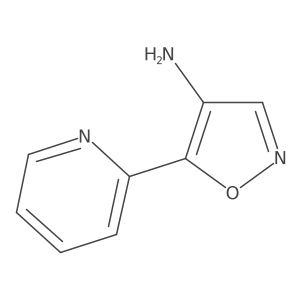 5-(Pyridin-2-yl)-1,2-oxazol-4-amine Structure