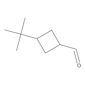 3-tert-Butylcyclobutane-1-carbaldehyde Structure