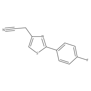 2-(4-Fluorophenyl)-4-thiazoleacetonitrile Structure