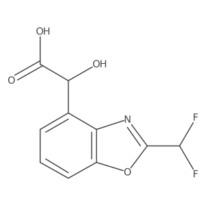 2-(2-(Difluoromethyl)benzo[d]oxazol-4-yl)-2-hydroxyacetic acid结构式
