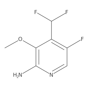 4-(Difluoromethyl)-5-fluoro-3-methoxypyridin-2-amine Structure