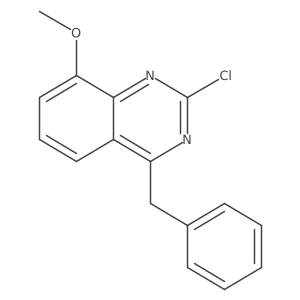 2-Chloro-8-methoxy-4-(phenylmethyl)quinazoline结构式