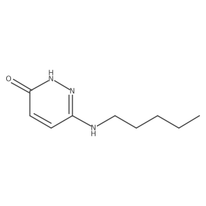6-(Pentylamino)pyridazin-3-ol Structure