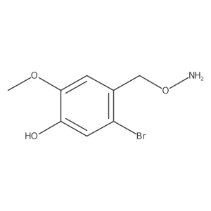 4-[(Aminooxy)methyl]-5-bromo-2-methoxyphenol结构式
