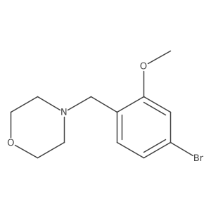 4-(4-Bromo-2-methoxy-benzyl)-morpholine结构式