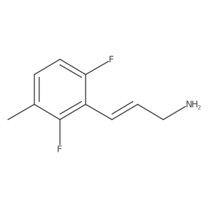 3-(2,6-Difluoro-3-methylphenyl)prop-2-en-1-amine结构式