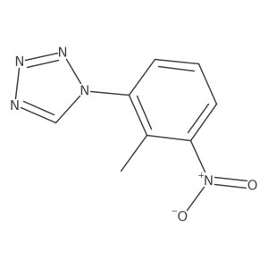 1-(2-methyl-3-nitrophenyl)-1H-1,2,3,4-tetrazole结构式