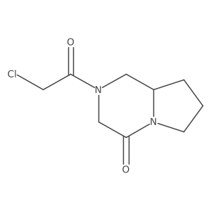 2-(2-chloroacetyl)hexahydropyrrolo[1,2-a]pyrazin-4(1H)-one Structure