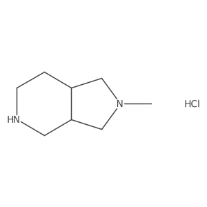 2-Methyloctahydro-1H-pyrrolo[3,4-c]pyridine hydrochloride结构式