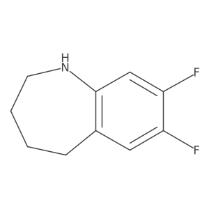 7,8-Difluoro-2,3,4,5-tetrahydro-1H-benzo[B]azepine Structure