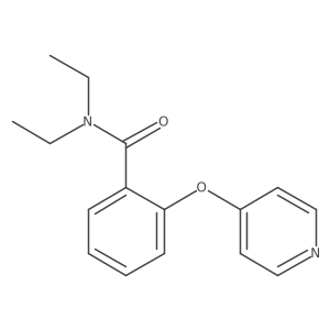 N,N-Diethyl-2-(pyridin-4-yloxy)benzamide Structure