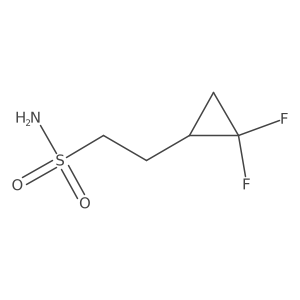 2-(2,2-Difluorocyclopropyl)ethanesulfonamide结构式