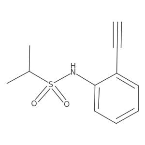 N-(2-Ethynylphenyl)propane-2-sulfonamide Structure