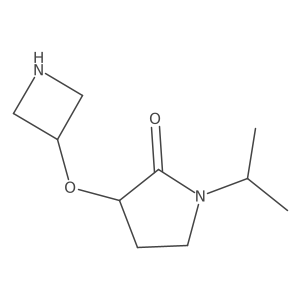 3-(Azetidin-3-yloxy)-1-(propan-2-yl)pyrrolidin-2-one Structure