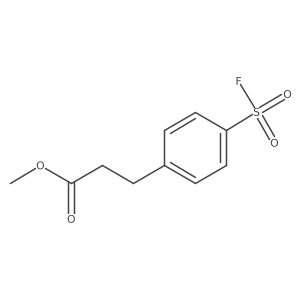 Methyl 3-[4-(fluorosulfonyl)phenyl]propanoate Structure