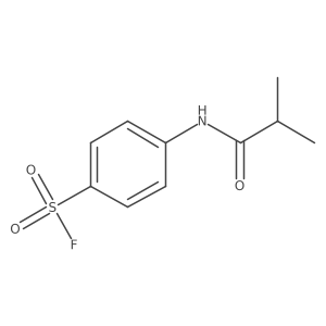 4-(2-Methylpropanamido)benzene-1-sulfonyl fluoride Structure