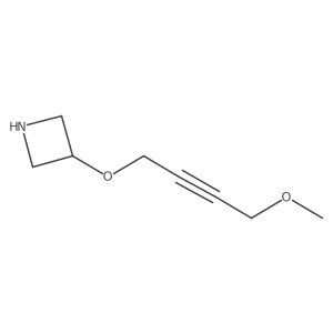 3-[(4-Methoxybut-2-yn-1-yl)oxy]azetidine Structure