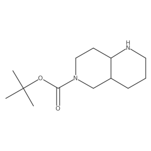 cis-tert-Butyl octahydro-1,6-naphthyridine-6(2H)-carboxylate Structure