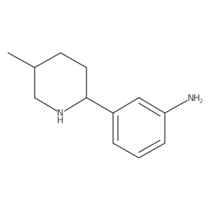 3-(5-Methylpiperidin-2-yl)aniline结构式