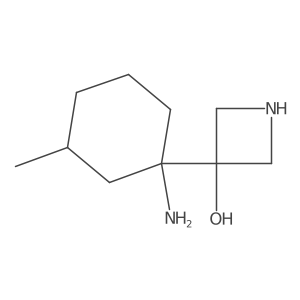 3-(1-Amino-3-methylcyclohexyl)azetidin-3-ol结构式