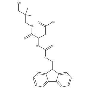 3-({[(9H-fluoren-9-yl)methoxy]carbonyl}amino)-3-[(3-hydroxy-2,2-dimethylpropyl)carbamoyl]propanoic acid结构式