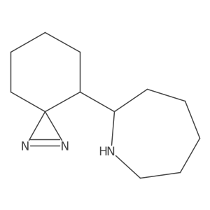 4-(Azepan-2-yl)-1,2-diazaspiro[2.5]oct-1-ene Structure
