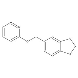 2-[(2,3-Dihydro-1-benzofuran-5-yl)methoxy]pyridine结构式
