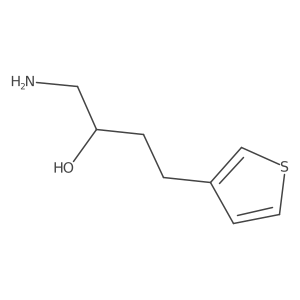(2R)-1-amino-4-(thiophen-3-yl)butan-2-ol Structure