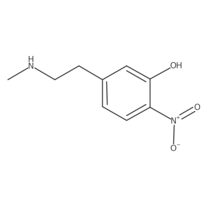 5-[2-(Methylamino)ethyl]-2-nitrophenol结构式