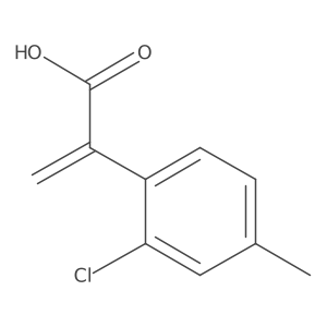 2-(2-Chloro-4-methylphenyl)prop-2-enoic acid Structure