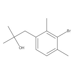 1-(3-Bromo-2,4-dimethylphenyl)-2-methylpropan-2-ol Structure