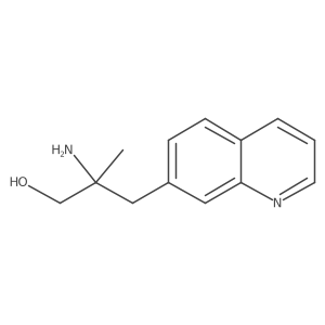 2-Amino-2-methyl-3-(quinolin-7-yl)propan-1-ol Structure
