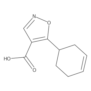5-(Cyclohex-3-en-1-yl)-1,2-oxazole-4-carboxylic acid Structure