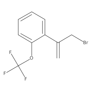 1-(3-Bromoprop-1-en-2-yl)-2-(trifluoromethoxy)benzene结构式