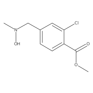 Methyl 2-chloro-4-{[hydroxy(methyl)amino]methyl}benzoate Structure