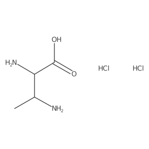 (2S)-2,3-diaminobutanoic acid dihydrochloride结构式